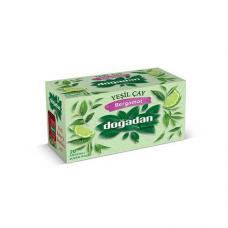 Doğadan Yeşil Çay Bergamot Aromalı  20 li Paket